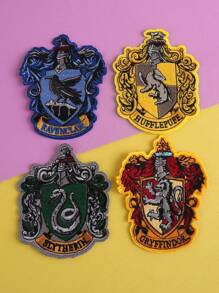 1pc Polyester Embroidered Badge Patch, Multi-Purpose For Clothing, Accessories, Shoes Halloween Summer, School
