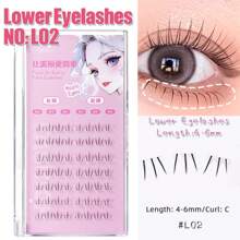 Cluster Lashes Lower Lashes Manga Small Flame Under False Lashes Strip Natural Bottom Eyelashes Korean Makeup