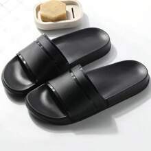 Casual Versatile Minimalist Black New Slippers