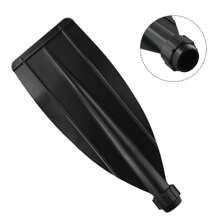 1pc Kayak Thicken Paddle Blade Leaf Oar For Canoe Pnflatable Boat Paddle Accessories Kayak Paddle Blade Boat Canoe Kayaks Tool - 黑色 - 查看 6