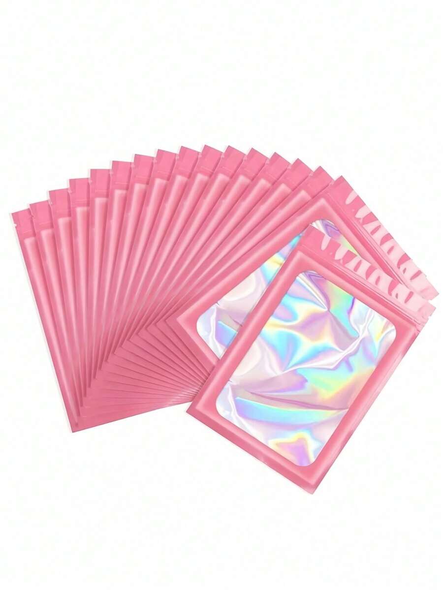 30/10/5pcs Gradient Color Reusable PVC Dustproof Jewelry Bags, Self-Sealing Organizer Pouches For Earrings, Necklaces, Bracelets, Mini Gift Party Packaging And Storage, Multipurpose Travel Jewelry Case For Women, Holiday Festival Organizer, Autumn Halloween Decor, Durable And Stylish Protective Bags, Portable For Office, Home, School Or Trip Organizer Space-Saving Multi-Purpose Adjustable Stackable Portable