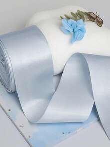 1 pieza Cinta colorida ajustada, decoración navideña y de Halloween, cinta de regalo de poliéster brillante, cinta de satén liso de unicolor, cinta de satén liso extra ancha para decoración de bodas, sillas, regalos, flores, adecuada para manualidades, bodas, cumpleaños - color mixto, suministros hechos a mano, tratamiento de superficie brillante, cara de satén de poliéster, decoración de bodas, borde elegante, textura suave, organizador de eventos, Ancho: 3.8cm, Longitud: 20m