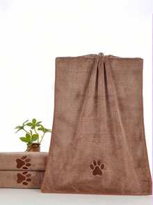 1PC Pet Towel Cat And Dog Shower Absorbent Szybkoschnący Nieplamiący Włosy Zagęszczony Ręcznik Dla Zwierząt Kot I Pies Prysznic Akcesoria, Najlepszy Prezent Urodzinowy Dla Zwierząt, Prezent Na Walentynki - Wielokolorowe - Zobacz 14