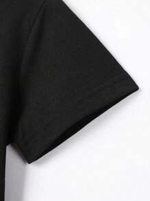 Skeleton Funny Oddly T-Shirt Men's Round Neck Casual T-Shirt