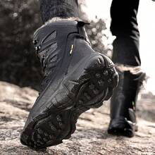 New Autumn/Winter Fashion Classic Anti-Slip Warm Men's Outdoor Hiking Casual Snow Boots - Black - View 4