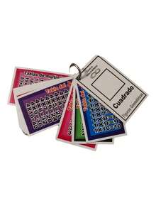 Llavero Didáctico Escolar 1pz A Elegir Llavero Enseñanza Niños Multiplicacion, Silabas, Abc, Verbos Didactico - Multicolor - Ver 2