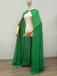 1pc 150cm Length Chiffon Bridal Cloak/Cape, Halloween Anime Cosplay Dress Fall Clothes For Women - Multicolor - View 24