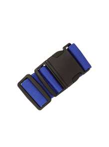 1 قطعة حزام أمتعة للسفر قابل للتعديل مع قفل بكلمة مرور، حزام تأمين أمتعة مضاد للسرقة، حزام تجميع الأمتعة مناسب للطلاب