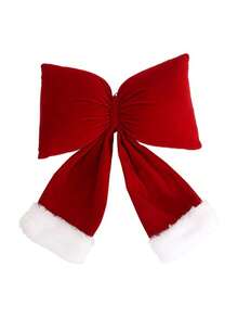 Nuevo conjunto de 3 piezas con lazo 2025, gran lazo rojo navideño, accesorios de decoración de fiesta, adornos para el árbol de Navidad, accesorios de embalaje de regalos navideños, decoraciones navideñas para el hogar, decoración de habitaciones de invierno