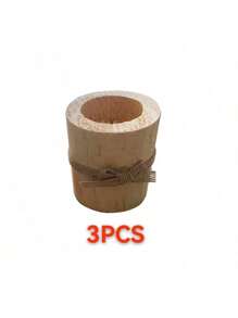 2-6 件创意木制烛台套装（不含蜡烛），家居装饰，派对用品，适合 2025 年新年、情人节、所有场景蜡烛装饰、礼物装饰