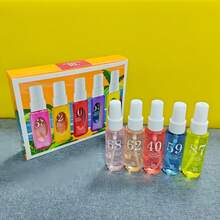 4 قطع/5 قطع/مجموعة، رذاذ غرفة خالي من الكحول 40 مل - عطر زهري منعش، مناسب للحمام/الخزانة/السيارة، استخدام يومي برذاذ عطري طبيعي