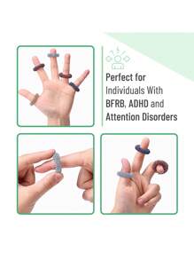 Mr. Pen- Spiky Sensory Rings, 10 Pack, Colorful Stress Relief Fidget Sensory Toys, Fidget Rings, Fidget Ring For Anxiety, Stress Relief Rings, Massager For Fidget ADHD Autism, Sensory Ring