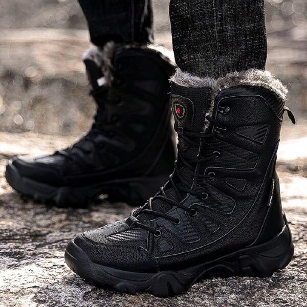 New Autumn/Winter Fashion Classic Anti-Slip Warm Men's Outdoor Hiking Casual Snow Boots