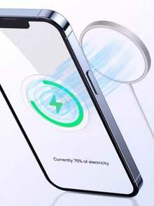 Apple Smart Fashion Phone Case, Compatible With Wireless Charging, High-End Quality, Made Of Tri-Layer Thick Hard Material, Colorful Solid Frame, Personalized Creative Pink, White, Black, Blue, Green Options, Minimalist Style, Anti-Fall Full Coverage, Transparent, Waterproof, Shockproof, Scratch-Resistant. - Baby Blue - View 5