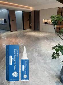 Ceramic Tile Repair Paste - Marble, Floor Tile, Furniture Hole Filler, Crack Repair Glue, Glazed Surface Restoration, Hole Filler, Floor Tile, Ceramic Tile Damage Repair Adhesive. Hard, Non-Cracking, Glossy, Non-Fading, Waterproof, Low-Cost Repair, Quick Fix, No Need To Replace Tiles. Strong Adhesion, Powerful Repair, Easily Solve The Problem Of Damaged Ceramic Tiles/Porcelain. Suitable For: Ceramic Tiles/Marble/Bathtub/Toilet/Sink Etc. Toilet Damage, Tile Cracks, Ceramic Damage, Floor Tile Cracks, Sink Damage, Marble Cracks