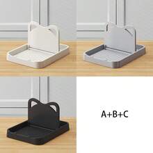 1 件多功能折叠厨房盖架、铲子收纳架，适用于浴室、厨房、露营，完美的日常必需品