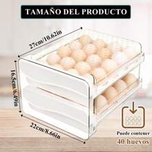 Refrigerator Egg Trays & Baskets - Black - View 2