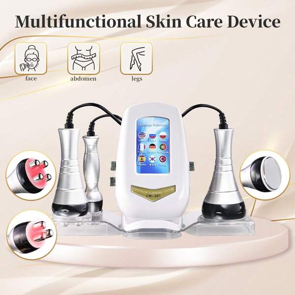 HanTai New 3-In-1 Beauty Device, Body Shaping Device, Suitable For Home Spa Skin Care, Suitable For Face, Arms, And Bo