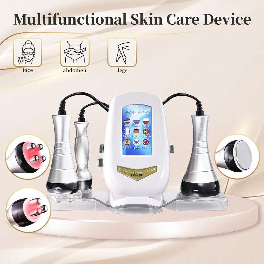 HanTai New 3-In-1 Beauty Device, Body Shaping Device, Suitable For Home Spa Skin Care, Suitable For Face, Arms, And Bo - 美規A型插(110-127V) - 查看 1