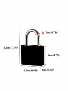 1/2 Stücke Mini Schloss Anti-Diebstahl Rucksack Schloss Schmuckkasten Schloss Koffer Schloss Mini praktisch einfache Mode hochwertige Accessoires