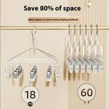 8-Clip Multifunctional Hat Rack, Home Hanging Hook Rack For Baseball Cap, Beret, Socks, Wardrobe, Closet