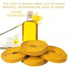 20/40/80/100个茉莉花香线圈 - 天然香氛螺旋香 | 燃烧时间长 | 适用于庭院、门廊、泳池边、露营和花园 | 夏季礼物和家居装饰，户外香线圈 - 茉莉 - 查看 7