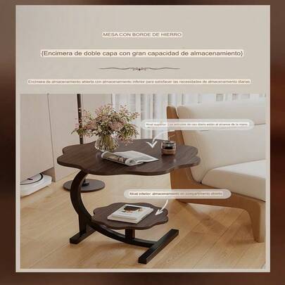 Mesa de centro sencilla, mesita de noche para dormitorio, mesita de noche pequeña, mesita de noche, sofá para sala de estar, mini armario auxiliar, mesa auxiliar, mesa de esquina móvil