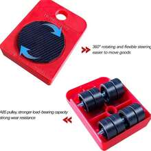 5 Piece Furniture Moving Transport Roller Set, Removal, Lifting, Wheel Bar Tools, Moving - one-size - View 2