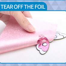 لعب حرفية من رقائق الألومنيوم DIY، ملصقات ملونة مصنوعة يدويًا، ملصقات كرتونية للحيوانات والفواكه والآيس كريم والحيوانات البحرية، مناسبة للخريف/الشتاء، عيد الميلاد، هالوين، المناسبات. تشجيع الأطفال على الإبداع بأنفسهم، ألعاب البنات، مفاجأة المناسبات. ملصقات رائعة لتزيين قصة الشتاء الخيالية مع طفلك الصغير. - متعدد الألوان - مشاهدة 5