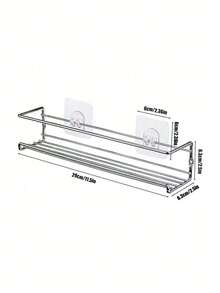 不锈钢调料架、免钻储物架、厨房调味瓶收纳架、墙面装饰、家居装饰、厨房收纳架、厨房配件、收纳架、壁橱收纳架、厨房收纳架、厨房收纳、厨房收纳、厨房用具、储物收纳、储物盒、调料架、厨房储物、厨房搁架、厨房调料架、厨柜储物、玻璃杯架、杯架、厨房勺子架