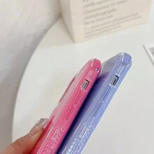 MZ015 SHS FUNDAS 3EN1 CANDY GLITTTER para celular carcasa protectora case cover anti golpes diseño brillos neón moda trendy accesorios telefonía - Morado - Ver 4
