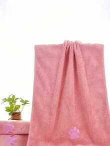 1PC Pet Towel Cat And Dog Shower Absorbent Szybkoschnący Nieplamiący Włosy Zagęszczony Ręcznik Dla Zwierząt Kot I Pies Prysznic Akcesoria, Najlepszy Prezent Urodzinowy Dla Zwierząt, Prezent Na Walentynki - Wielokolorowe - Zobacz 15