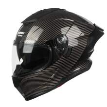 Crown Racing Kask motocyklowy z podwójnym daszkiem, odchylany, modułowy, otwarty, zatwierdzony przez DOT