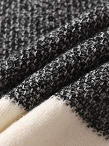 男童条纹针织毛衣，学院风，长袖，适合学校休闲装，春秋冬