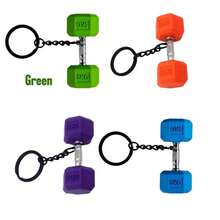 1pc Mini Dumbbell Keychain, Silicone Fitness Keyring, Sports Theme, Detachable Ring Closure, PVC Material, Suitable As Party Gift, Christmas Gift, Car Key And Backpack Accessories For Fitness Lovers Car Accessories Bag Charm School - Multicolor - View 19