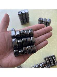 Black Lodestone Magnets For Fridge - Asymmetric Shaped, Crystals, Perfect For Halloween, Christmas & More, Halloween Gifts