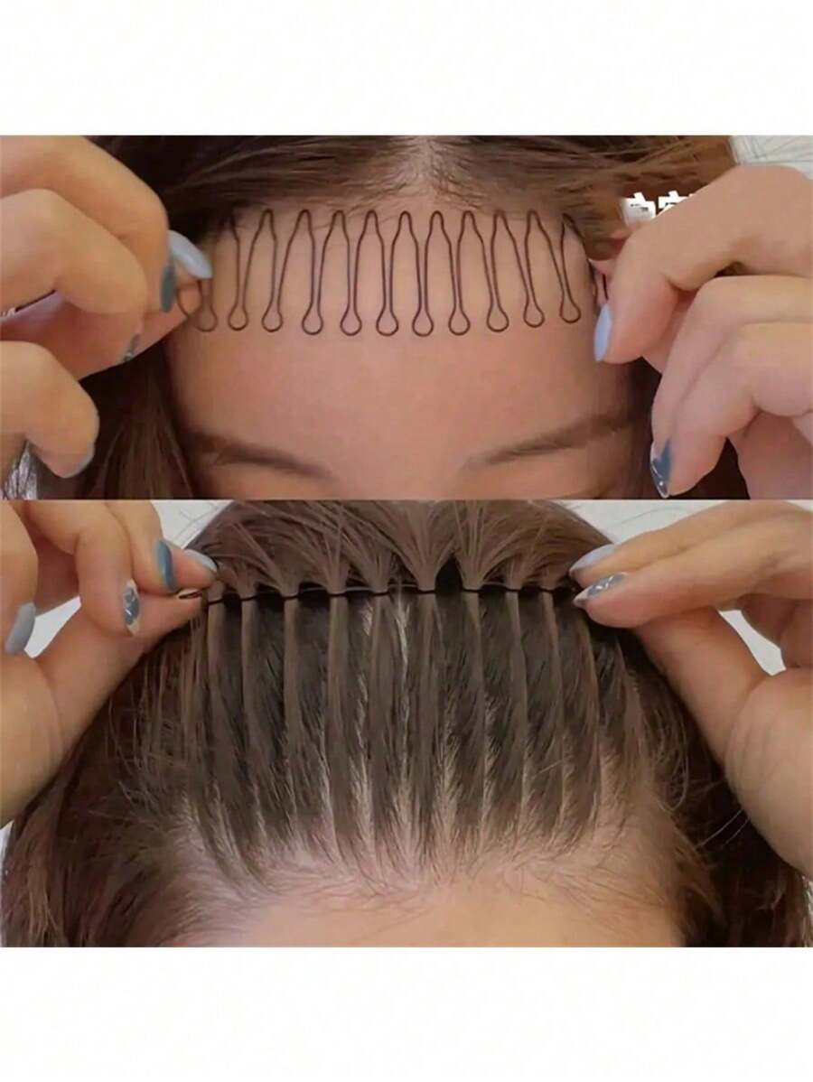 10 piezas de herramientas para el peinado con forma ondulada, clips de cabello fijos, mini clips para flequillo, adecuados para el cuidado del cabello de las mujeres durante todo el año, decoración del hogar y el baño, decoración de otoño, de vuelta a la escuela