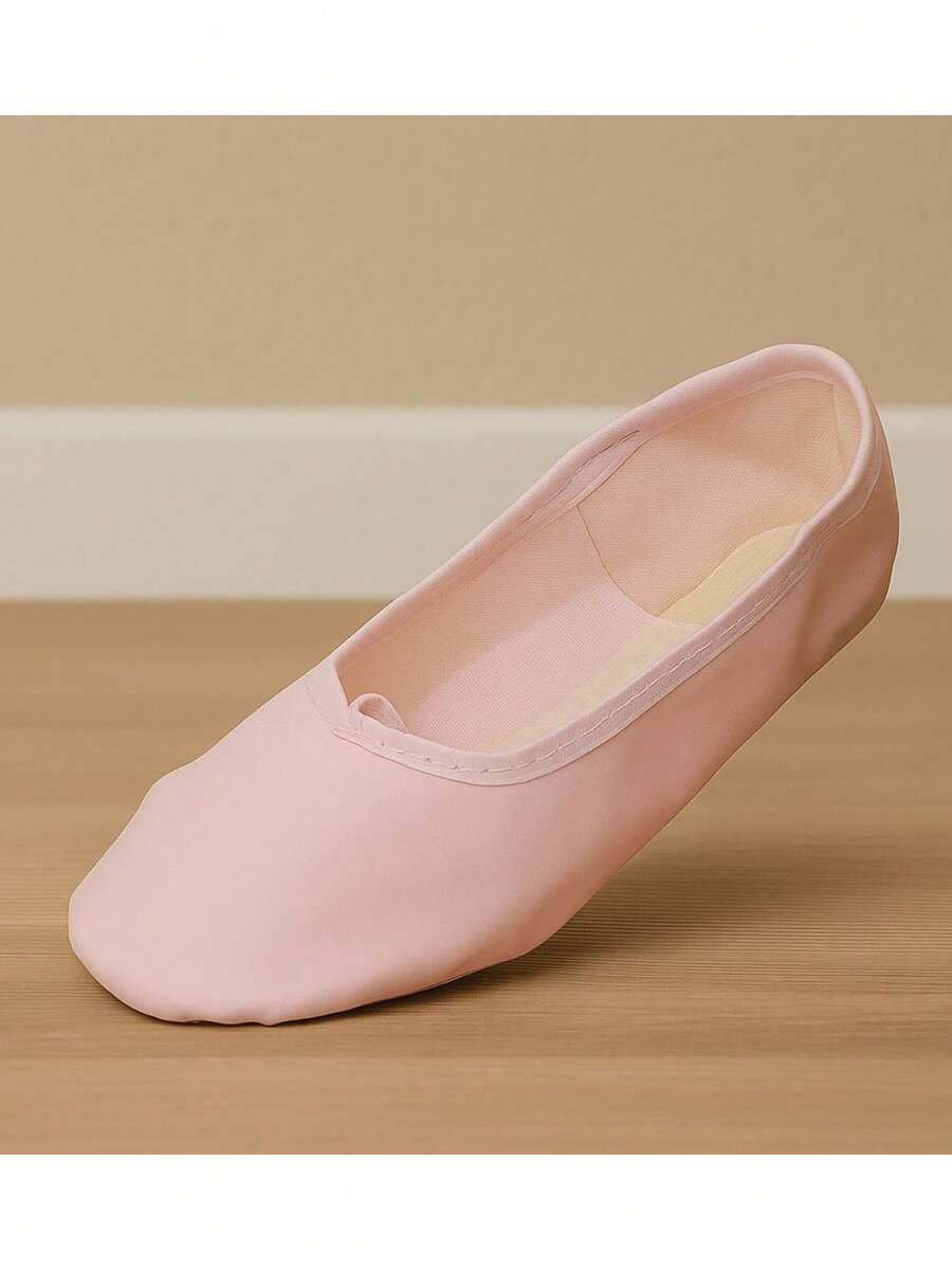 Korino Children's Ballet Shoes / Ballet Shoes, Complete, Immediate Shipping, Evidence Teles, Simple, Sporty, Rhinestone - Baby Pink - View 1