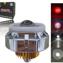 Tecnomoto Foco Faro Lupa Led Delantero Luz Blanca Ojo Angel P/moto - Versión básica - Ver 1
