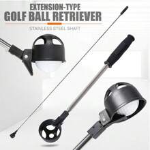 8-Section Telescopic Golf Ball Retriever, 204cm Long Golf Ball Picker, Golf Accessories