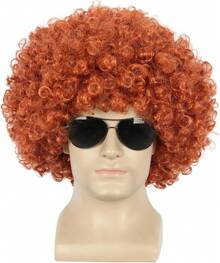 Orange Afro Wig