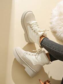 新款户外雪地靴，Merlard 风格，充满气息，厚毛皮衬里雪地靴防滑厚底，保暖防冻，时尚，毛皮衬里，防冻冠军，冬季旅行必备，锁住温暖，勃艮第雪地靴，米色雪地靴