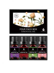 6件套香薰礼品套装,4件套香薰礼品套装,1件10毫升天然精油,天然油,按摩,扩散器组合,持久,镇静睡眠,新鲜香薰油,适用于扩散器,加湿器,香薰石 - 彩色 - 查看 13