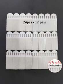 72pcs Of Heavy-Duty Polyamide Picture Hanging Strips - Non-Destructive Adhesive Hanging Rings, Suitable For Drywall, Perfect For Photos And Christmas Decorations, Ideal For The Holiday Season. No-Drill Picture Hanging Strips - Double-Sided Removable Wall Hooks, Suitable For Frames And Artwork, Water-Resistant Adhesive Installation Labels.