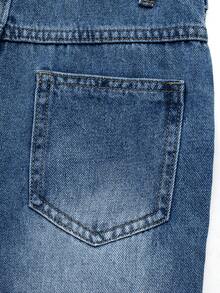 Adjustable Strap Neutral Wide Leg Denim Overalls, Versatile For All Seasons (Without T-Shirt)