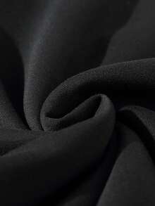 男士秋冬保暖休闲运动衫和裤子套装，羊毛 - 黑色 - 查看 5