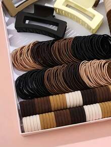 262pcs/Set Coil Hair Scrunchies & Hair Claw Combo, Versatile Hairstyling Tools, Silky Coil Scrunchies For Effortless Looks, Hair Claw For Easy Updo, All-Match Hair Ties Fit All Hairstyles - Suitable For Girls And Women, A Complete Set Of Daily Styling Essentials, Gentle Yet Practical, Keep Your Hair Stylish And Unique, Hair Accessories Fall,Travel, Hair Tools,Accessories Women, Hair Stuff,Fall,Hair Accessories,Hair Tools,Hair Stuff,Stuff,Beauty Accessories,Gifts,Travel,Gifts For Women,Hair Stuff,Stocking Stuffers,Stocking Stuffers,Stocking Fillers,Stocking Stuffers For Women,Stocking Fillers Women,Christmas Gifts,Gifts,Christmas Stocking Fillers,Gifts For Women,Gift,Christmas Gift,Stocking Stuffers For Adults,Stocking Fillers For Adult,Hair Stuff,Women's Accessories,Stocking Stuffer,Coming-Of-Age Hair Accessory,Christmas Hair Accessories,Gift Ideas For Women,Beauty Stocking Fillers,Christmas Gifts For Women