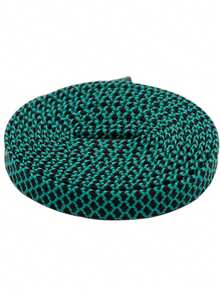 7mm Polyester Flat Hollow Shoelaces, Bicolor, Classic & Versatile For Casual Shoes And Sneakers