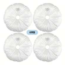 2/4pcs Reusable White Balloon Stands With Weight Bags - Durable Plastic For Tabletop Display, Suitable For All Seasons And Holidays, Balloon Display | Decoration Stands | Reusable Plastic