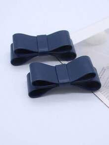 Removable High-Quality PU Sheepskin Bow Shoe Decoration, Shoe Flower, Shoe Buckle, Removable Shoe Ornament, Basic Beach Shoe Accessories - Multicolor - View 13